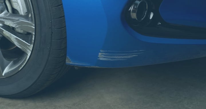 駐車場に不法侵入され器物損壊された事案で、修理代だけでなく慰謝料も獲得！